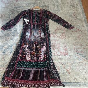 NWT Anthropologie Brenda Maxi Dress Bohemian. Size XS with tags. Never worn
